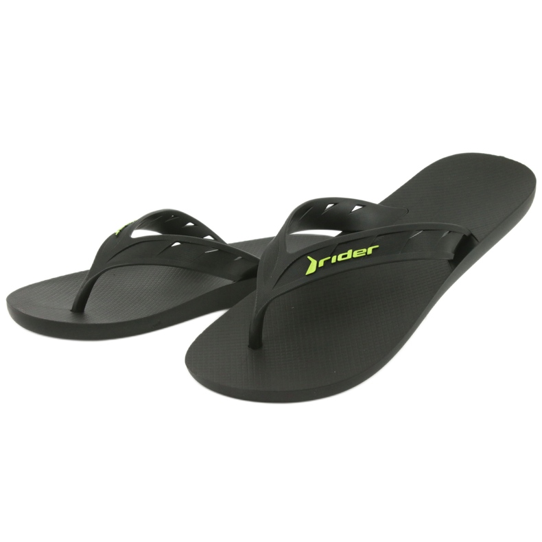 Rider de Flip-Flops Black and Green Men 11573 preto 3