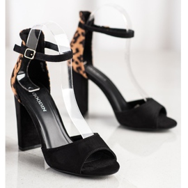 Goodin Bombas com bolinhas castanho preto 2