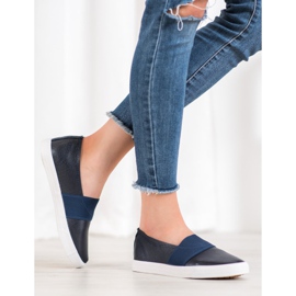 Bona Sapatilhas Deslizantes azul 1