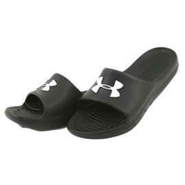 Slippers masculinos Under Armour Core PTH SL 3021286-001 para água preta de água preto 3