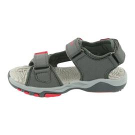 KangaRoos Sandals Boys's Grey-Red Insert 18337 cinza 2