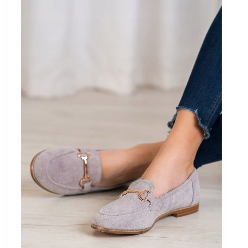 Seastar Sapatos Slip-On Elegantes cinza 1