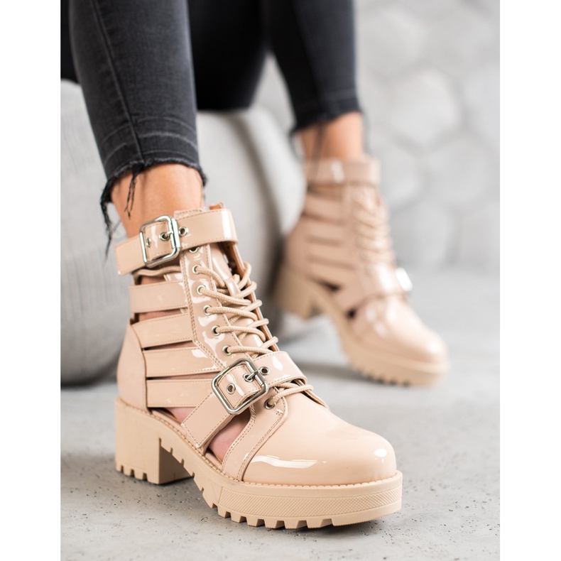 Seastar Botas Laquered Fashion marrom 2