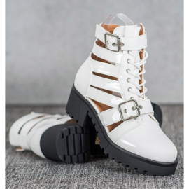 Seastar Botas Laquered Fashion branco 1