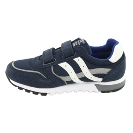 Sapatos esportivos masculinos Grenade American Club ES02 branco azul marinho azul cinza 2