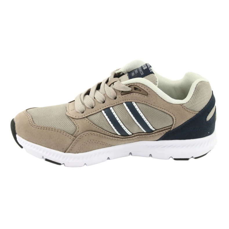 American Club Sapatos bege esportivos infantis BS10 2
