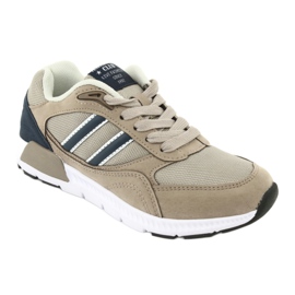 American Club Sapatos bege esportivos infantis BS10 1