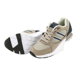 American Club Sapatos bege esportivos infantis BS10 5