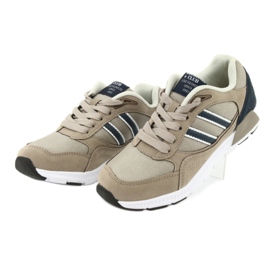 American Club Sapatos bege esportivos infantis BS10 3