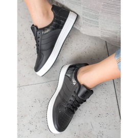 SHELOVET Sapatos elegantes na plataforma preto 2