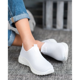 SHELOVET Slipons Openwork branco 1