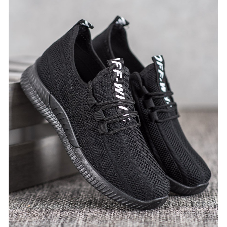 SHELOVET Sapatos Abertos Pretos 1