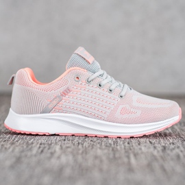 Ax Boxing Calçados esportivos confortáveis ​​a céu aberto laranja cinza 2