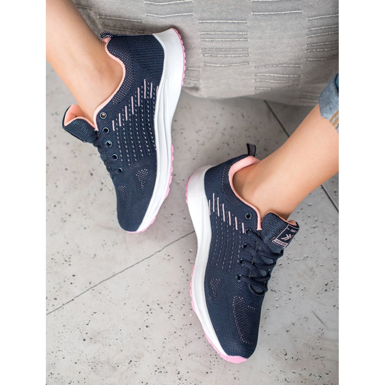 Ax Boxing Calçados esportivos confortáveis ​​a céu aberto azul 1