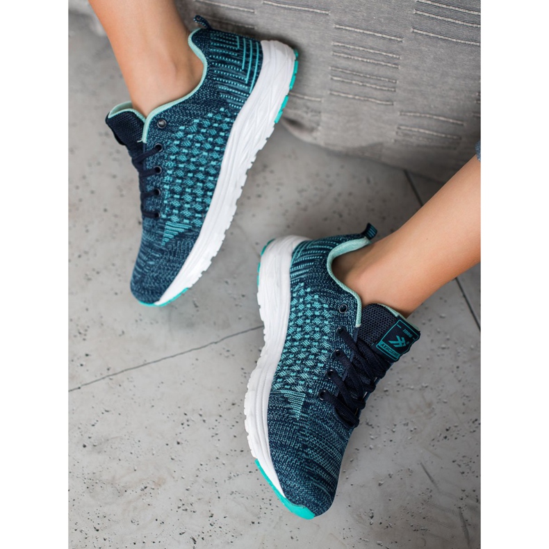 Ax Boxing Calçados Esportivos Com Malha azul 2