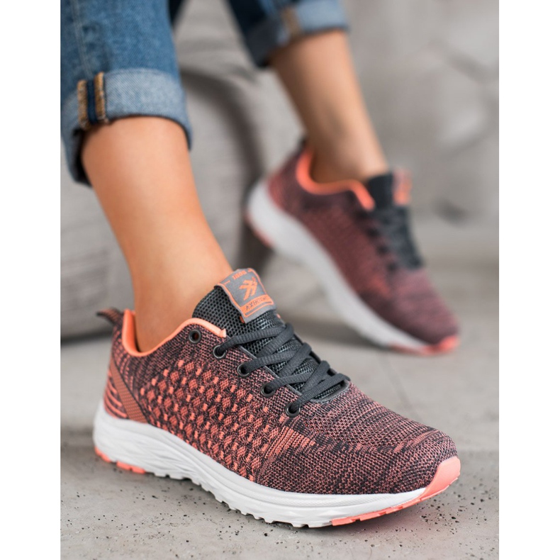 Ax Boxing Calçados Esportivos Com Malha rosa 1