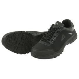 Calçados esportivos softshell impermeáveis ​​American Club HL02 preto cinza 5