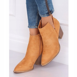 Botas em camelo transicional ZE03P Camel castanho 1