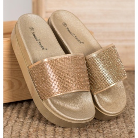 SHELOVET Chinelos na plataforma amarelo 1