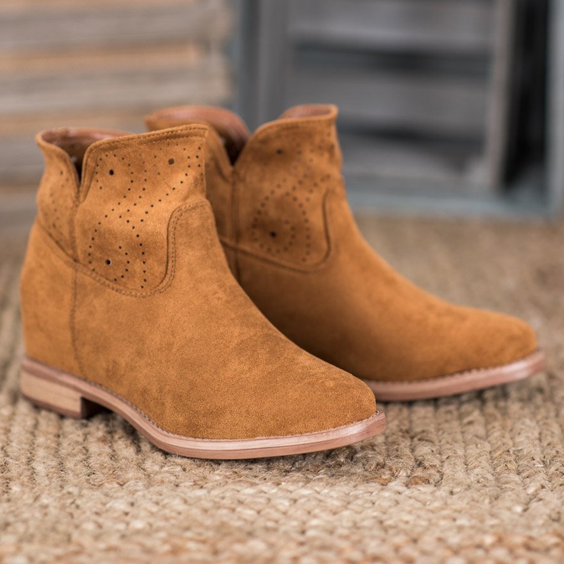 Seastar Botas com padrão perfurado marrom 1