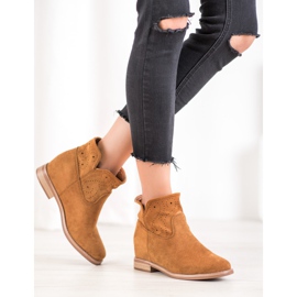 Seastar Botas com padrão perfurado marrom 2