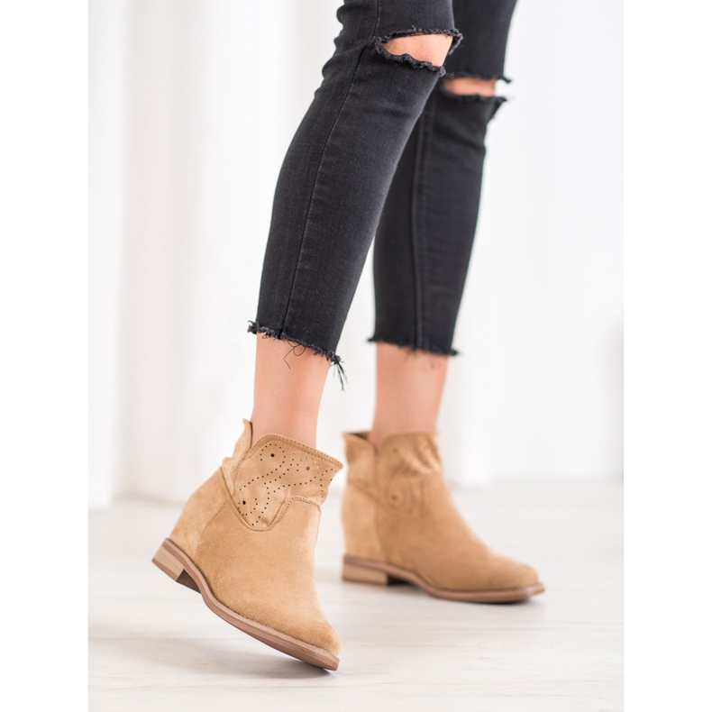 Seastar Botas com padrão perfurado marrom 2