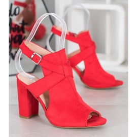 Seastar Sandálias elegantes em um bar vermelho 1