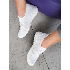 SHELOVET Calçado desportivo branco a céu aberto 1