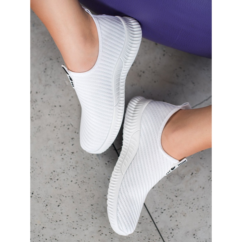 SHELOVET Calçados Esportivos Slip-on branco 1