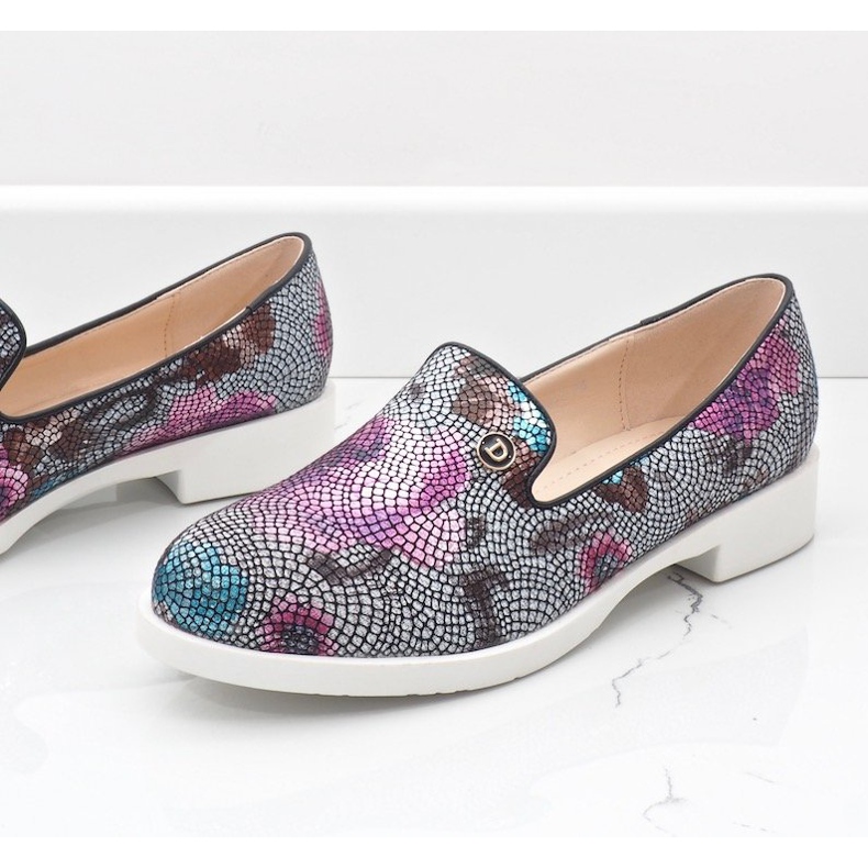 Sapatos clássicos de jazz floral preto ZQ630-1 multicolorido 1