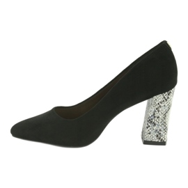 Sapatos de camurça preta Sergio Leone 216 preto cinza 2