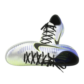 Sapatos de interior Nike MercurialX Victory Vi Neymar Ic M 921516-407 prata 6