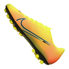 Sapato Nike Vapor 13 Academy Mds Ag M CJ1291-703 multicolorido amarelo 1