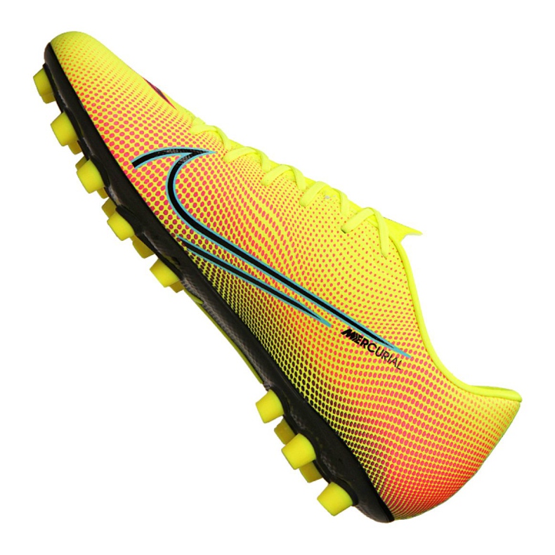 Sapato Nike Vapor 13 Academy Mds Ag M CJ1291-703 multicolorido amarelo 1