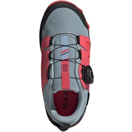 Sapatos Adidas Terrex Agravic Boa K Jr EH2687 vermelho cinza 1