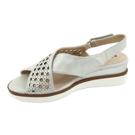 M.Daszyński Sandálias de prata em cunha Daszyński 1838 cinza 2 M.Daszyński Sandálias de prata em cunha Daszyński 1838 cinza 2