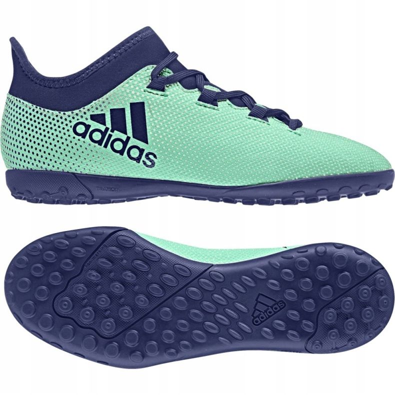 Chuteiras Adidas X Tango 17.3 Tf Jr CP9027 multicolorido azul 1
