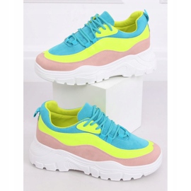 Sapatos esportivos multicoloridos 902-3 rosa 1