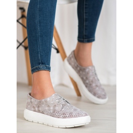 Goodin Sapatos de couro leves marrom 2