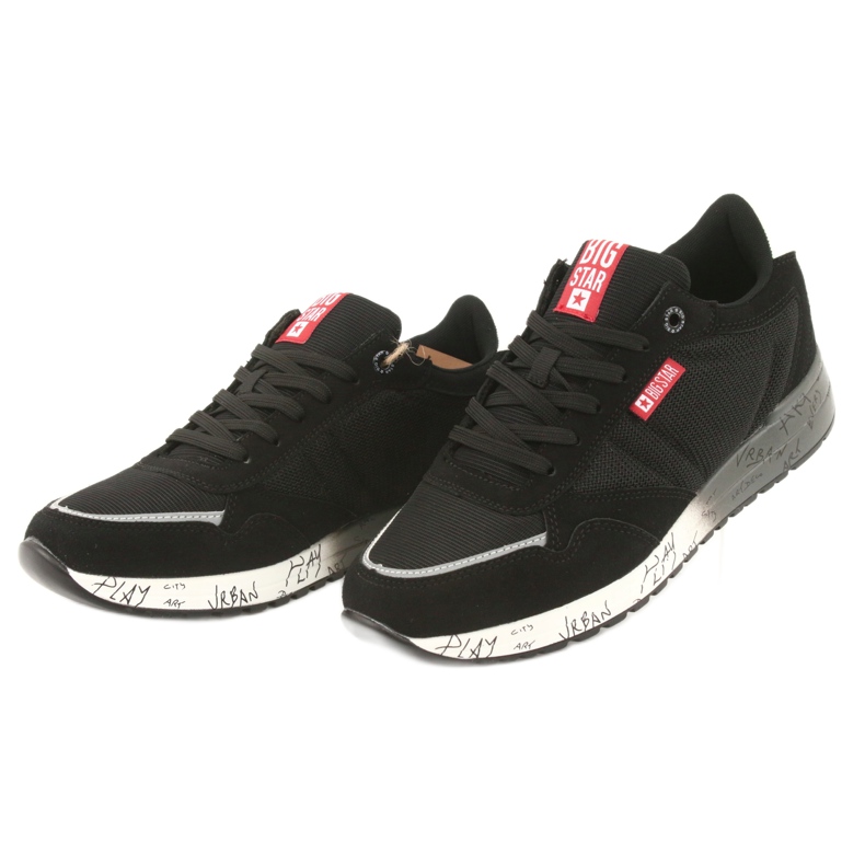 Calçados esportivos Big Star FF 174207 branco preto 2