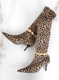 Botas de oncinha B36025-L02 pantera marrom 1