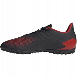Chuteiras Adidas Predator 20.4 Tf EE9585 preto, vermelho preto 2 Chuteiras Adidas Predator 20.4 Tf EE9585 preto, vermelho preto 2