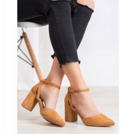 Seastar Bombas de camurça elegantes bege 1