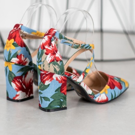 Seastar Bombas casuais com flores multicolorido 2