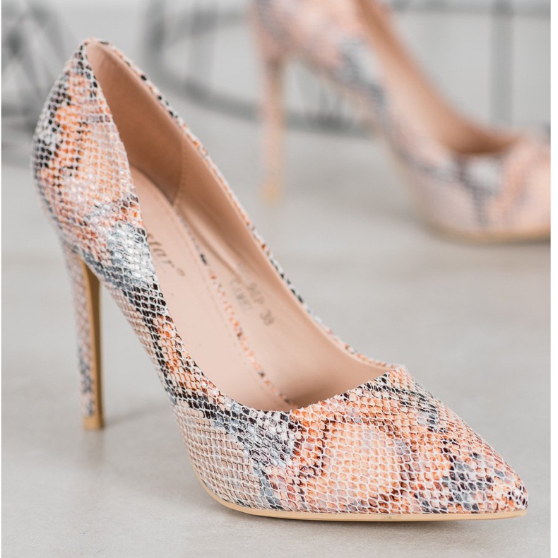 Seastar Pregos com estampa de leopardo multicolorido 1