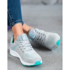 Ax Boxing Calçados esportivos confortáveis ​​a céu aberto cinza verde 2