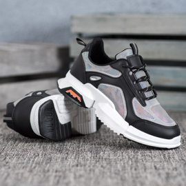 SHELOVET Tênis esportivos na plataforma preto multicolorido 1