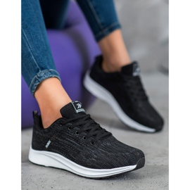 Ax Boxing Calçados esportivos confortáveis ​​a céu aberto preto 1