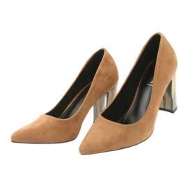 Sapatos suede Filippo 1103 bege 3