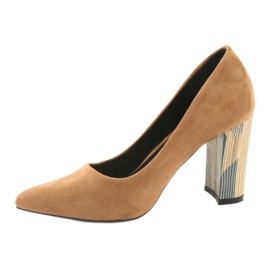 Sapatos suede Filippo 1103 bege 2